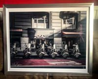 San Fran motorbikes - currently on display at Windsor House