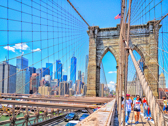 NYC and Brooklyn Bridge