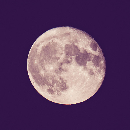 supermoon christmas card